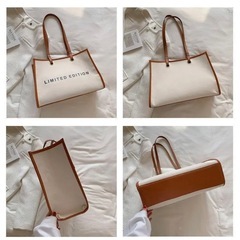 キャンバスワークショルダーバッグ