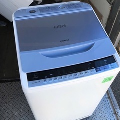 NO 474 ?福岡市内配送設置無料✨?　日立 HITACHI ビートウォッシュ 全自動洗濯機 （7kg） ブルー BW-V70B A