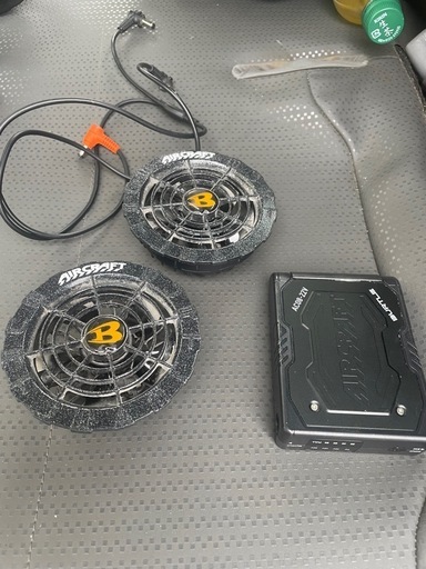 バートル空調バッテリー、ファン