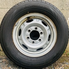 ハイエース　
100系　純正ホイール4本セット　タイヤ付き215...