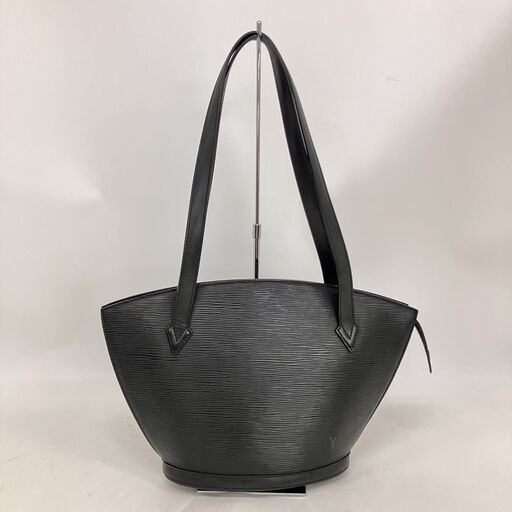 tyom 6539-3 325 LOUIS VUITTON ルイヴィトン ハンドバッグ エピ サンジャックPM AS0989 ブラック ノワール 黒 カーフ 牛革 ゴールド金具 中古 ショルダーバッグ