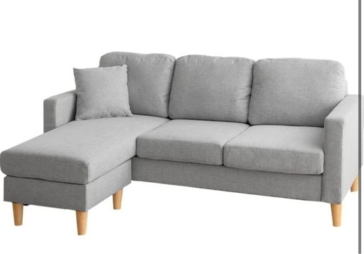 3人がけ ソファ カウチ オットマン