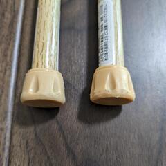 突っ張り棒　108〜199cm　ナチュラルウッド　2本まとめて　の画像