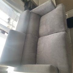 2人掛け布張りソファ　ニトリ【スピード 優先】
 の画像