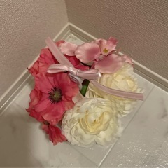 未使用品！フラワーアレンジメント ルームライト 間接照明の画像