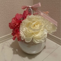 未使用品！フラワーアレンジメント ルームライト 間接照明の画像