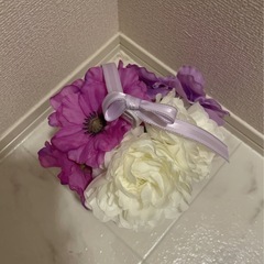 未使用品！フラワーアレンジメント ルームライト 間接照明の画像