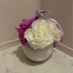 未使用品！フラワーアレンジメント ルームライト 間接照明の画像