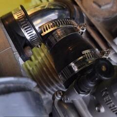 ビラーゴ250/ドラッグスター250用サイド出しマニホールドの画像