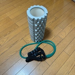 腹筋ベンチ＋フィットネスグッズの画像