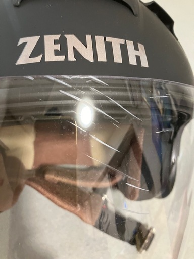 【中古傷あり】YAMAHA ZENITH YJ-14 艶消しブラックヘルメット バイク用