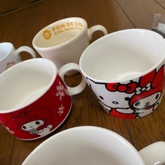 キティ マイメロ ミニー他　カップ9個セットの画像