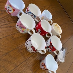 キティ マイメロ ミニー他　カップ9個セット
