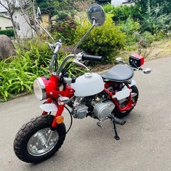 動画有走行距離198km Z50A風キットバイク72ccボアアップ済！検モンキーの画像