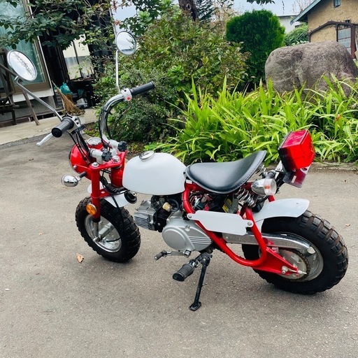 動画有走行距離198km Z50A風キットバイク72ccボアアップ済！検モンキー