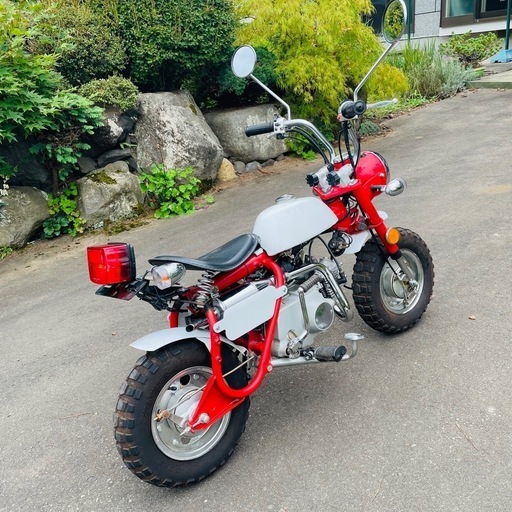 動画有走行距離198km Z50A風キットバイク72ccボアアップ済！検モンキー