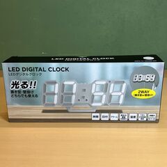 LEDデジタルクロック（ホワイト）GEO GRF-CL DS66...