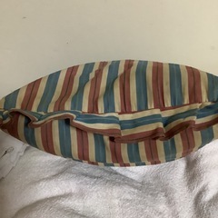 ☺️ソバガラ枕　枕　23✖️ 40✖️h8cm   横縞　の画像