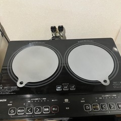 山善　2口IHコンロ