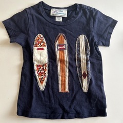 (9/26までの投稿)最終値下げ★ハワイ　Kai Kreations サーフボード刺繍 Tシャツ 18M ネイビーの画像