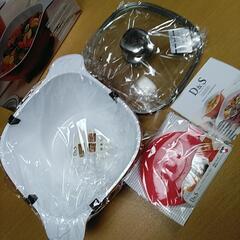 D&S  オール電源鍋　20cm　スクエアキャセロールの画像
