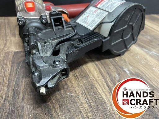 【中古】MAX マックス 高圧釘打機 HN-65Z1 ケース,取扱説明書,保護メガネ付 プラシート連結ネイル40mm,65mm 1.2～2.25MPa