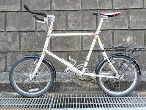 BRUNO ブルーノ　クロモリ　ミニベロ　20インチ　白