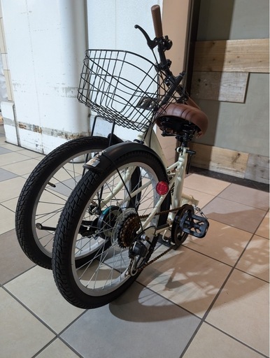 1年落ちの折りたたみ自転車 
