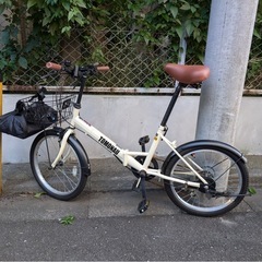 1年落ちの折りたたみ自転車 の画像