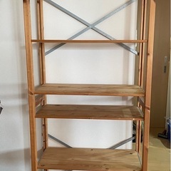 【取引中】無印良品　　パイン材ユニットシェルフ