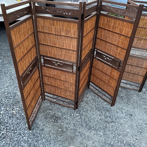 パーテーション　和風　間仕切り　2セット