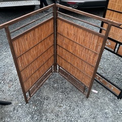 間仕切り　パーテーション　和風
