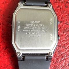 CASIO カシオ  アナデジAW-48H  ブラック 電池新品 9月18日交換の画像