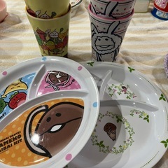 ナメコ　メラミン食器セット