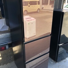 NO 490  ?福岡市内配送設置無料✨?　冷蔵庫 ダークブラウン HR-G2801-BR [282L /3ドア /右開きタイプ] [冷凍室 68L]
