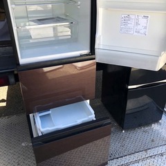 NO 490 🌈福岡市内配送設置無料✨🌈 冷蔵庫 ダークブラウン HR-G2801-