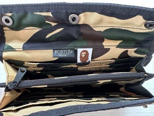 BAPE✖️PORTER　1stCamoイエロー コラボ長財布