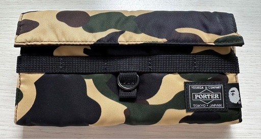BAPE✖️PORTER　1stCamoイエロー コラボ長財布