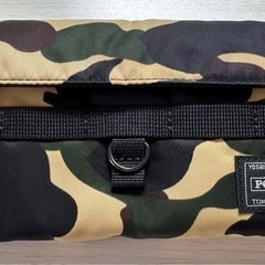 BAPE✖️PORTER　1stCamoイエロー コラボ長財布