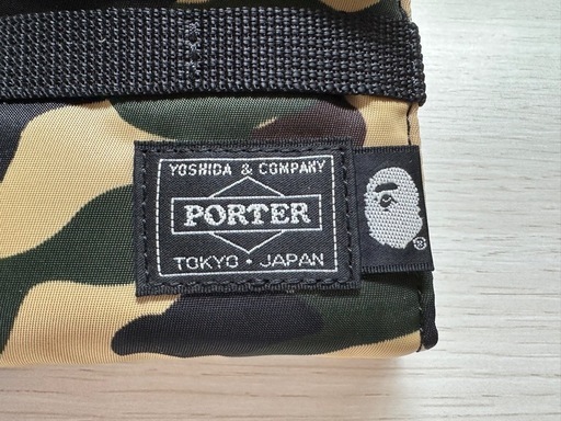 BAPE✖️PORTER　1stCamoイエロー コラボ長財布