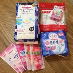 【お取引中】母乳パッド　ナプキン　ベビーソープ・ガーゼ　出産準備の画像
