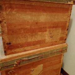 茶箱　アンティーク　骨董　レトロ　昭和レトロの画像