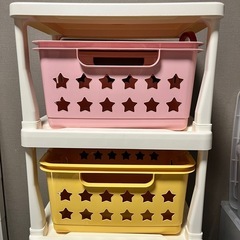カラフルな収納ボックス