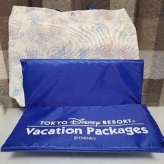 ディズニーで買ったバッグとファイルの画像