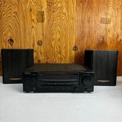 s0918606 動作未確認 KENWOOD KR-V7060 スピーカー2点付き オーディオ