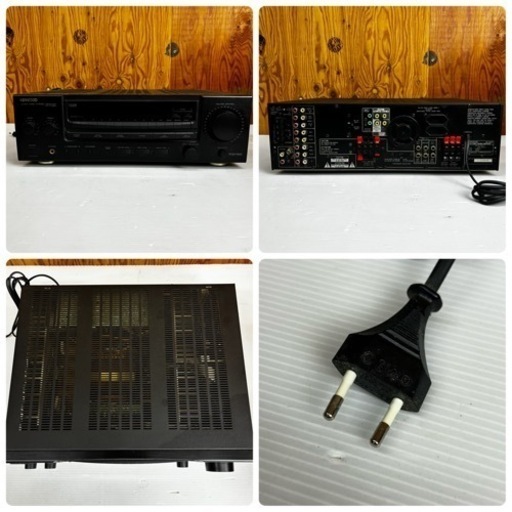 s0918606 動作未確認 KENWOOD KR-V7060 スピーカー2点付き オーディオ ビデオ ステレオ レシーバー 120V