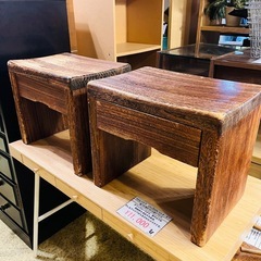 【武蔵小山店】　 ビンテージ　スツール　腰掛け　ステップ　台　足...