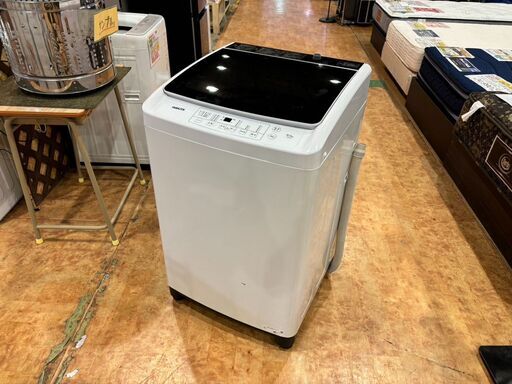 ✨安心の分解洗浄済✨山善 2022年製 8.0Kg洗濯機 YWM-80【愛市I4S033067-104】