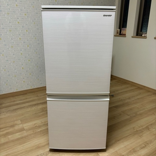 【お値下げ🎉】シャープノンフロン冷凍冷蔵庫 SJ-D14F-W　137L