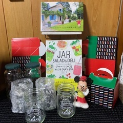 JARグラス　カントリー瓶　レシピ本　コカコーラ小物　厚手のグラス

